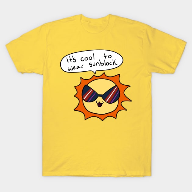 Cool Sun Giving Health Safety Tips T-Shirt by saradaboru